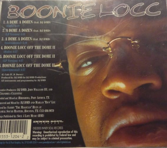 Boonie Loc - A Dime A Dozen / Boonie Locc Off The Dome II